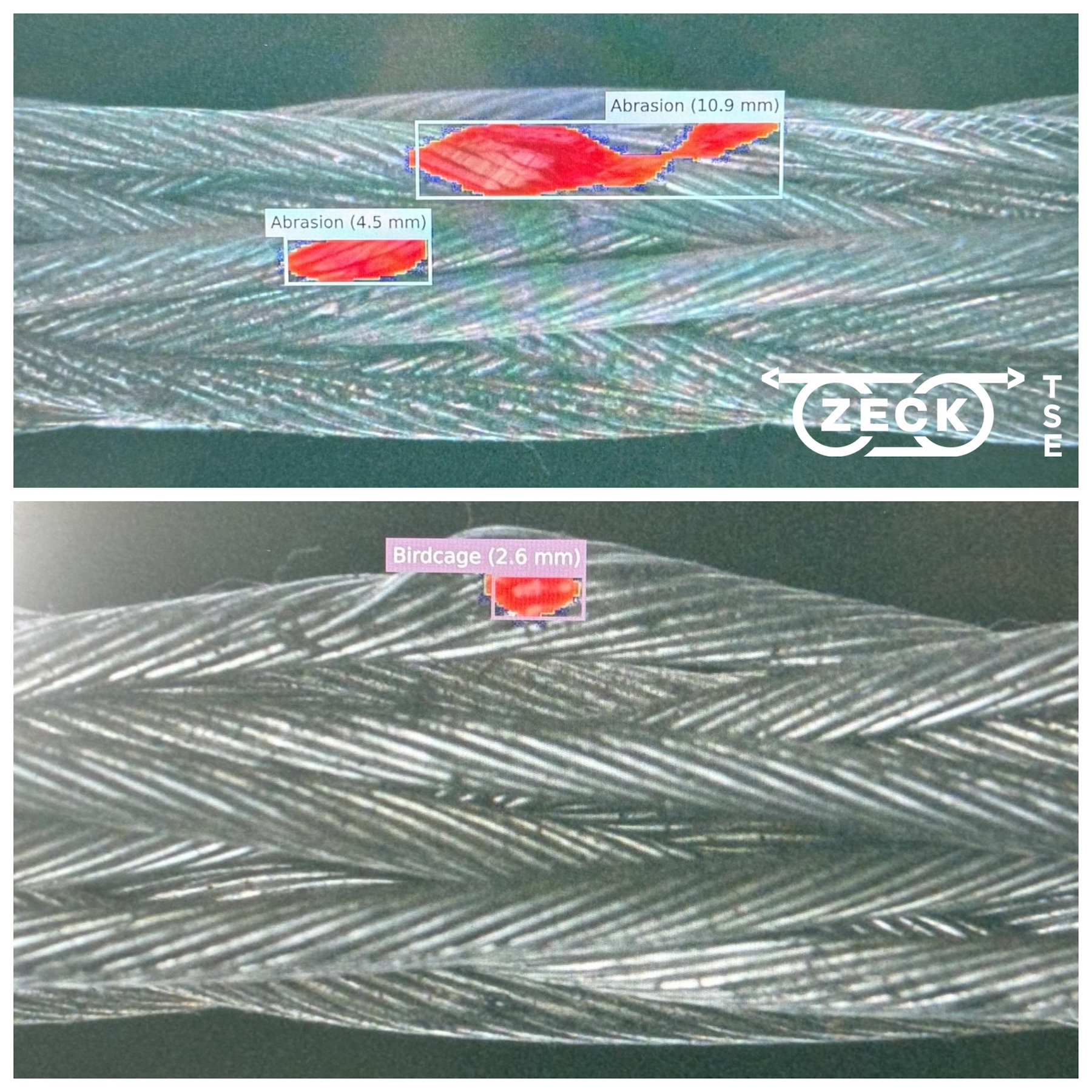 Taking a real close look at pulling ropes with AI Rope Inspection